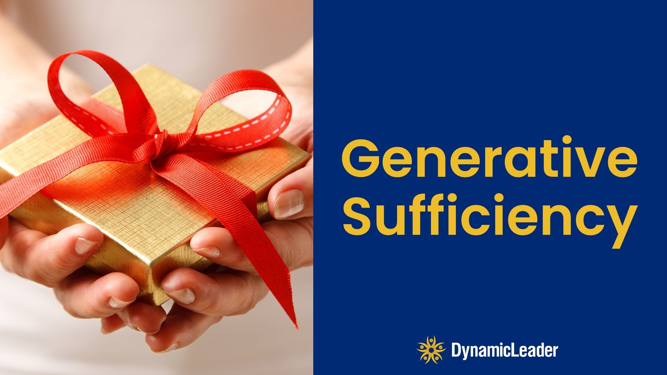 Generative Sufficiency — Wednesdays with Wayne note by Dr. Wayne Pernell