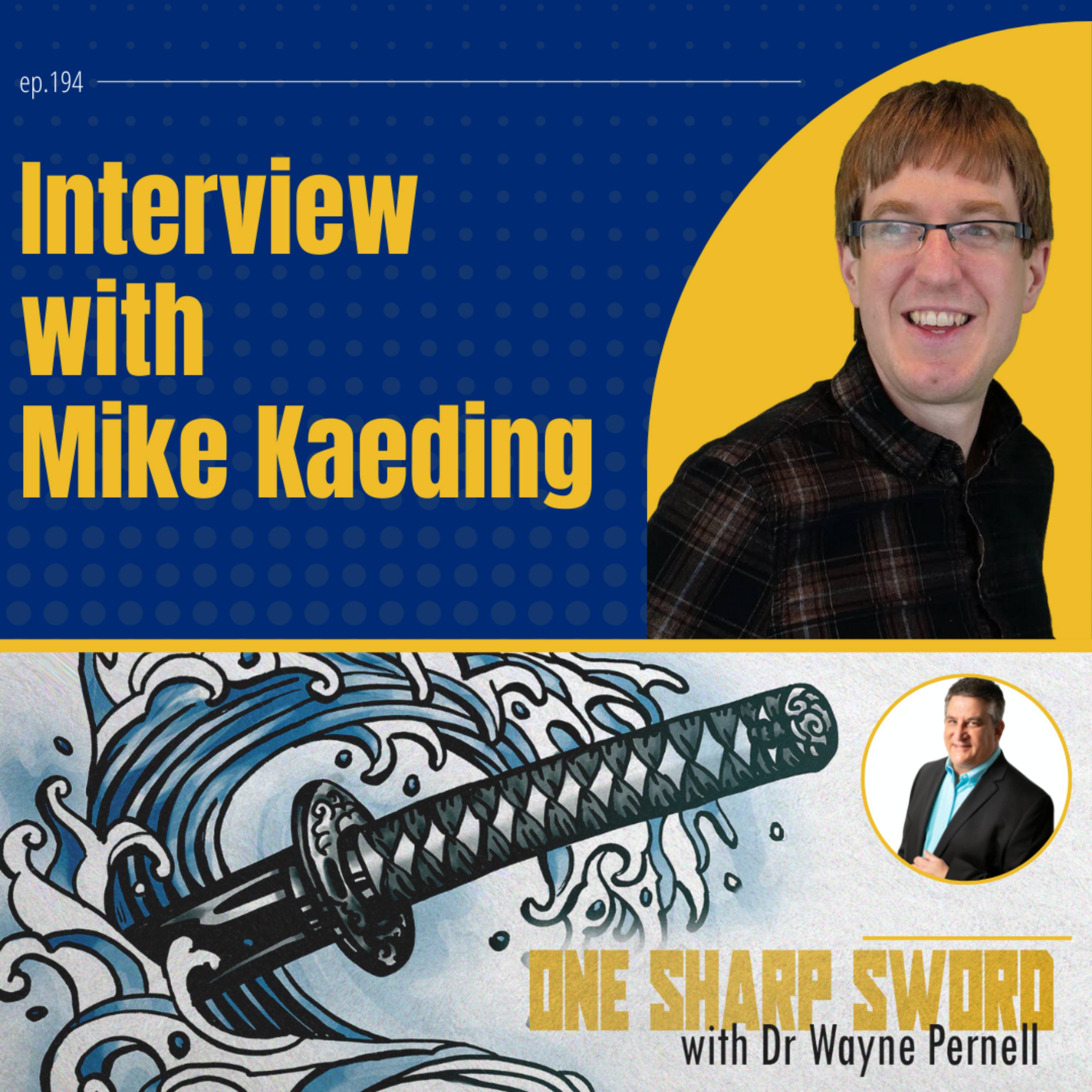 Interview with Mike Kaeding episode art