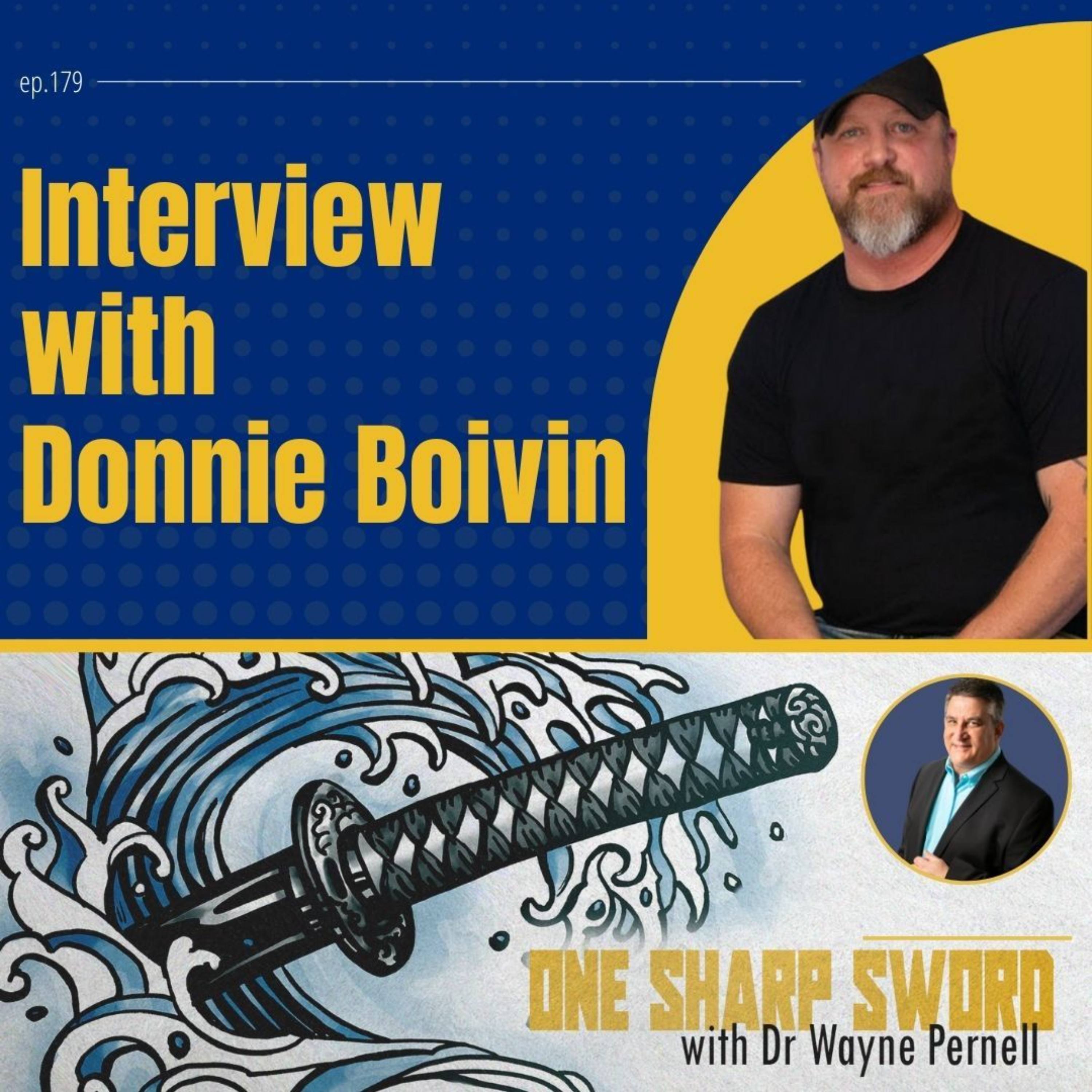 Interview with Donnie Boivin episode art