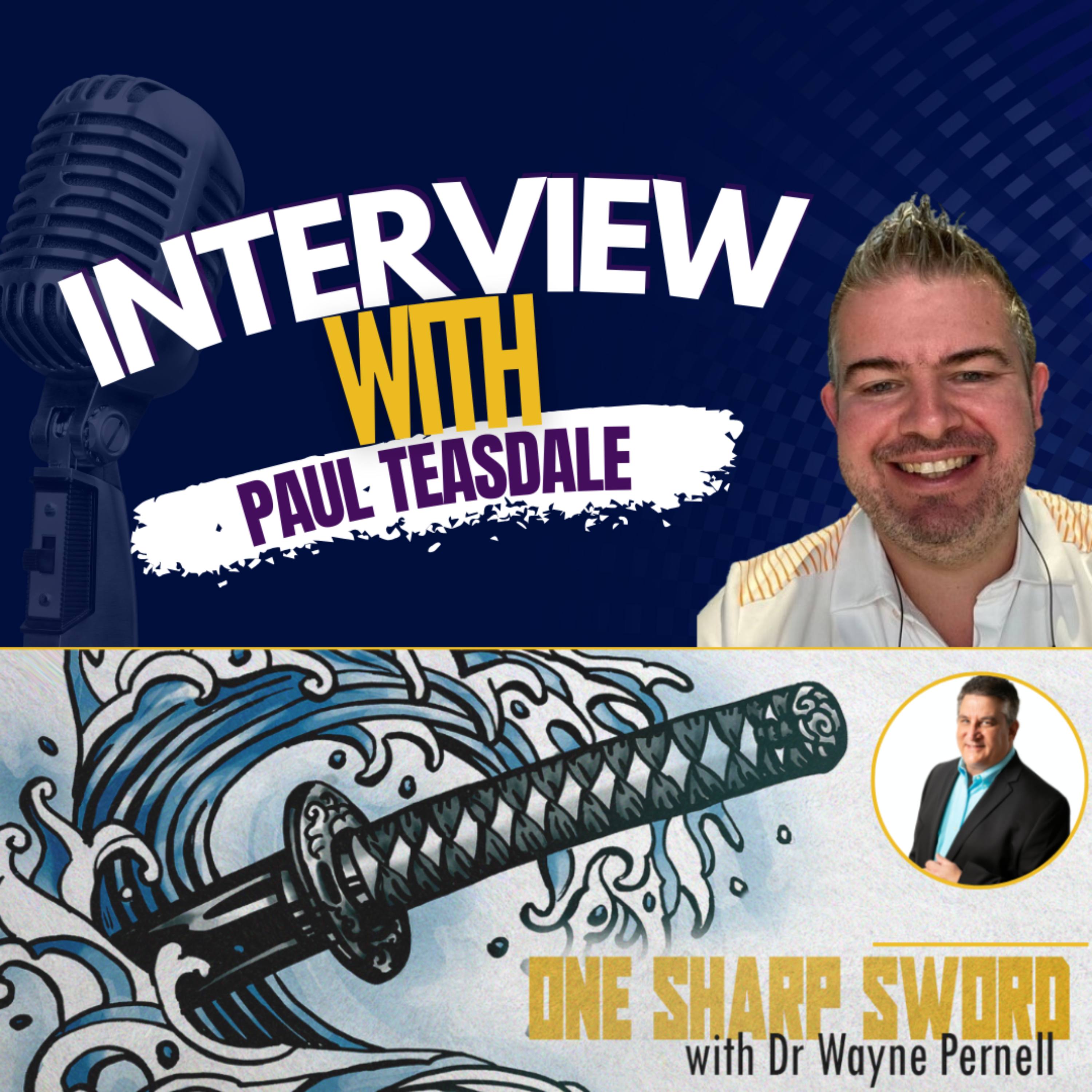 Interview with Paul Teasdale episode art