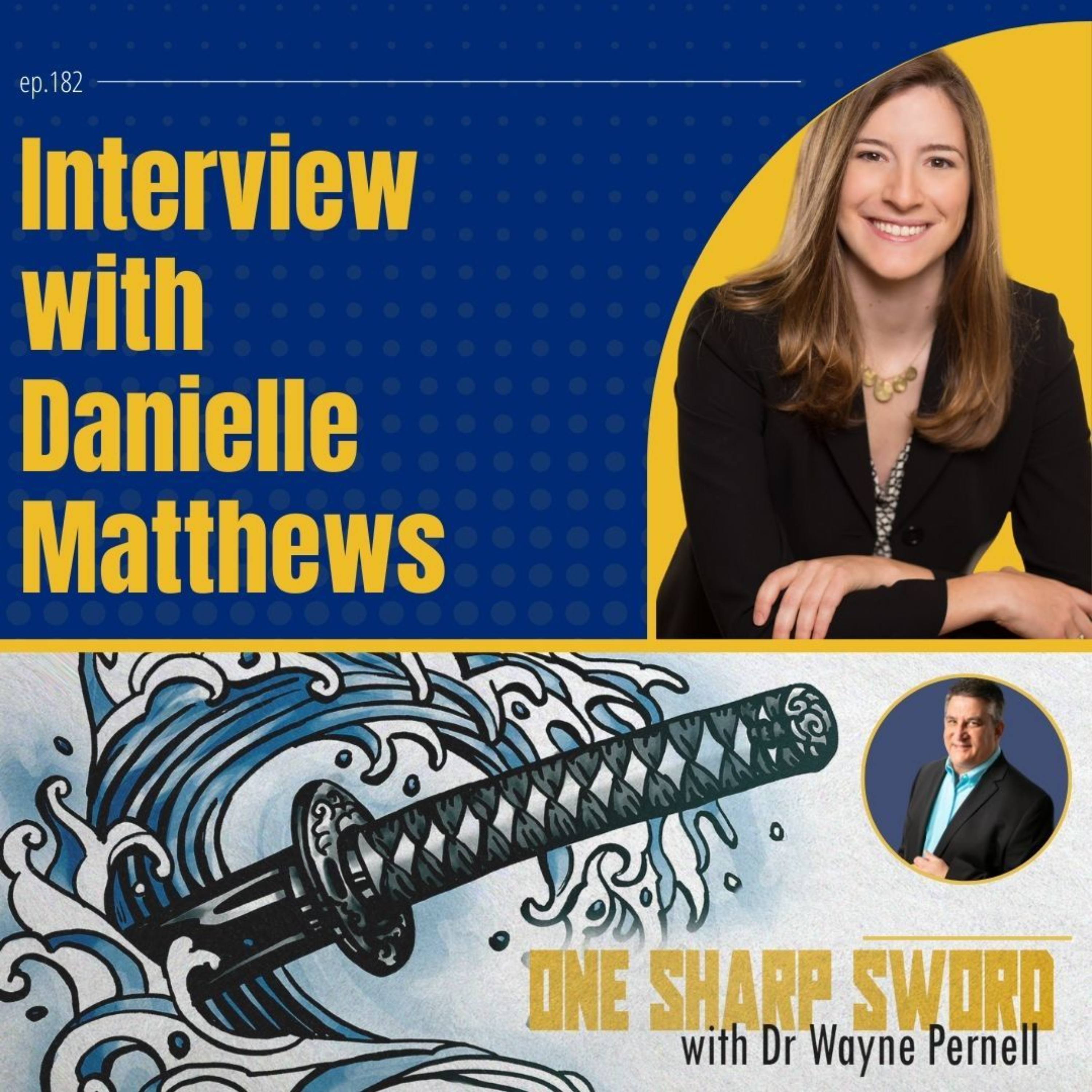 Interview with Danielle Matthews episode art
