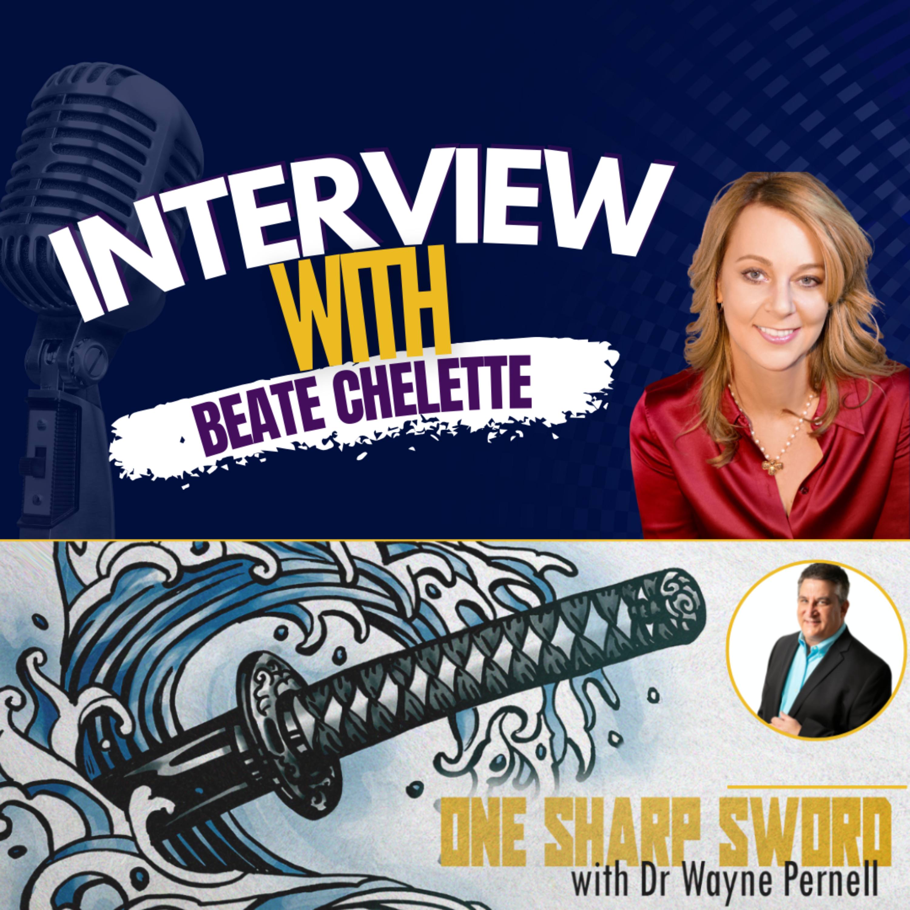 Interview with Beate Chelette episode art