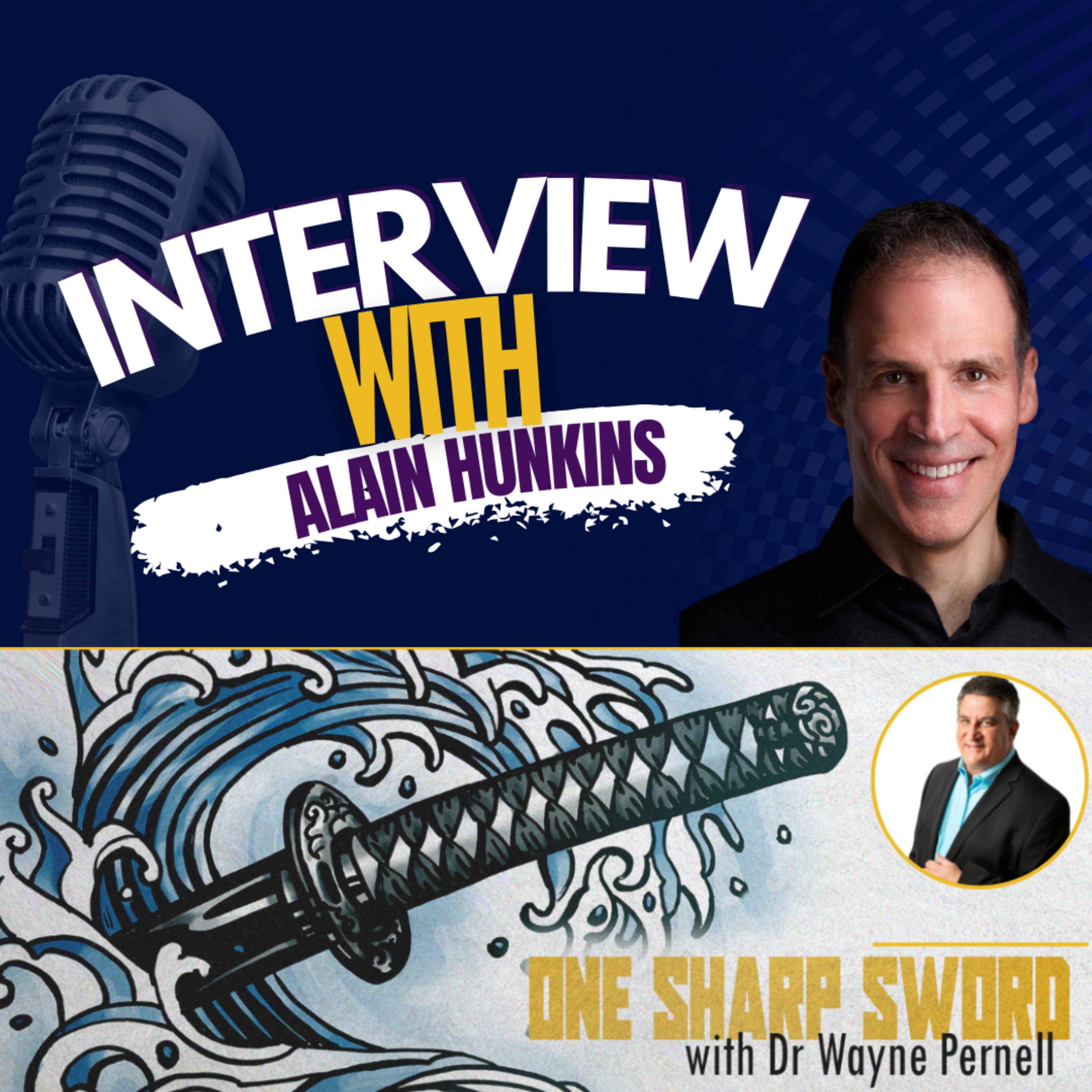 Interview with Alain Hunkins episode art