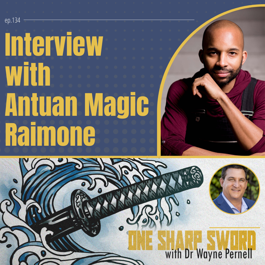 Interview with Antuan Magic Raimone episode art